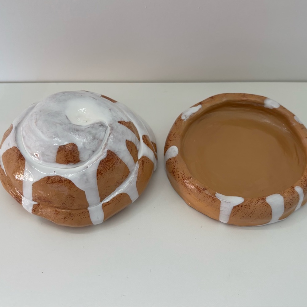 Handmade Cinnamon-roll Jewelry/Trinket Holder